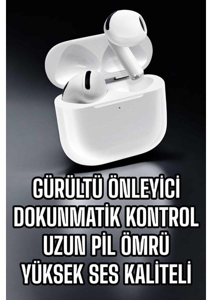 Bluetooth Kulaklık Yeni Nesil Gürültü Önleyici Yüksek Ses Kaliteli Mikrofonlu