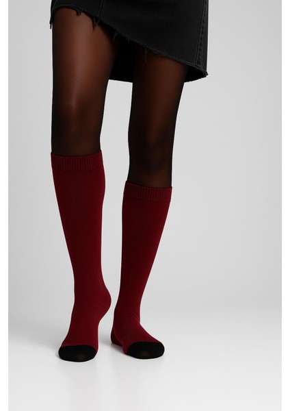 3 Adet Burunsuz Basic Pamuk Içerikli Yoga Tozluk