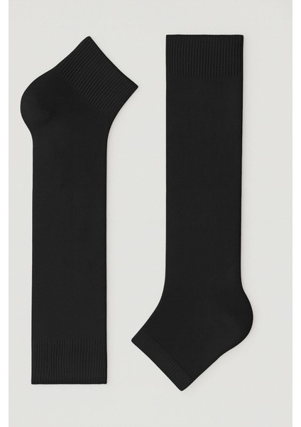 3 Adet Burunsuz Basic Pamuk Içerikli Yoga Tozluk