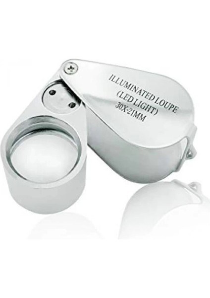 Kontrol, Için Özel Kutulu Metal Işıklı Lup 30X21 modelleri