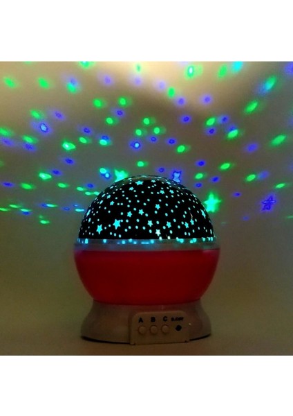 Star Master Dönen Işıklı Küre Pembe modelleri