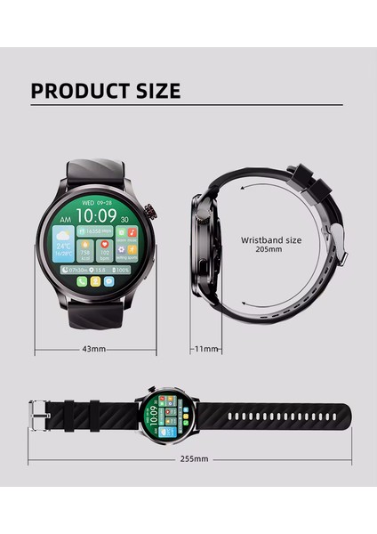 SK51 Amoled Ekran 1,69 Inc Akıllı Saat