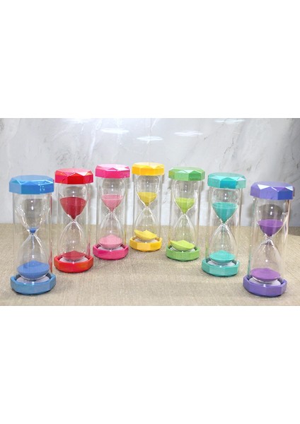 Plastik Çerceveli Renkli 10 Dk Kumsaati ALK4563