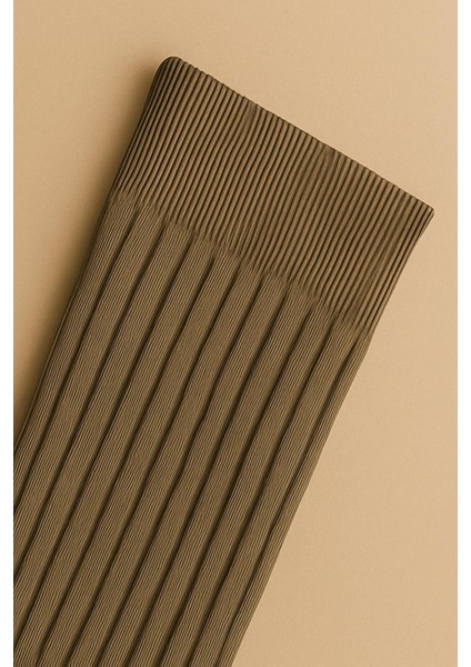 2 Çift Basic Kalın Pamuk Karışımlı Diz Üstü Çorap