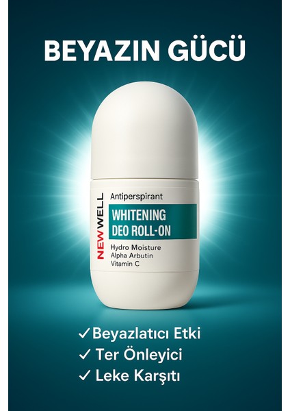 Koltuk Altı Beyazlatıcı Roll-On – Kararmaya Karşı Deodorant 50 ml fiyatları