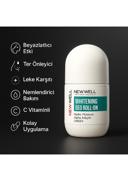 Koltuk Altı Beyazlatıcı Roll-On – Kararmaya Karşı Deodorant 50 ml modelleri