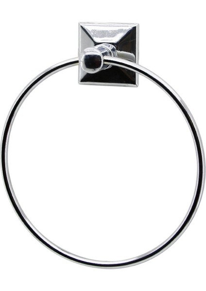 Yapışkanlı Yuvarlak Metal Havluluk (4887)