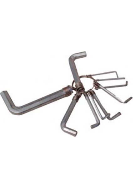 Allen Anahtar Takım Altı Köşeli 10 Parça Alyan (4887)