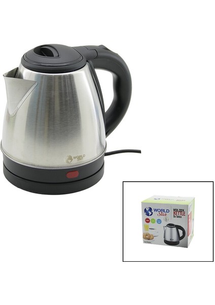 1500W 1.2lt Paslanmaz Çelik Kettle Su Isıtıcı Otel Tipi WSK-2024 (4887)