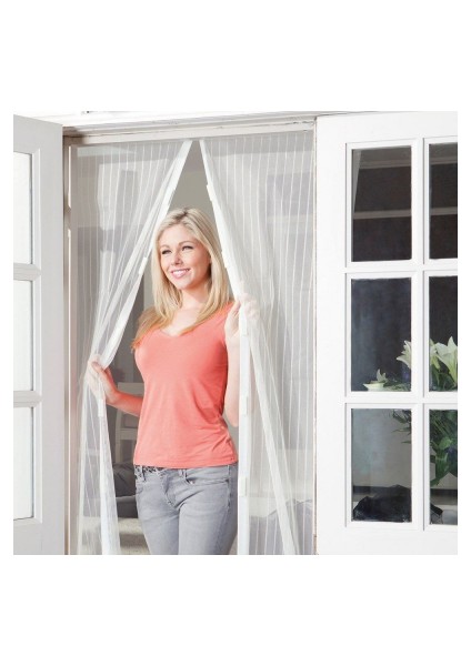 Mıknatıslı Tül Kapı Sineklik 105X205CM (4887)