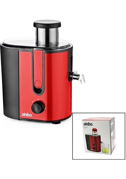 Katı Meyve Sıkacak Çelik Filtre - Güvenlik Kolu - POSA:1250ML M.SUYU:450ML SJ-3143 (4940)