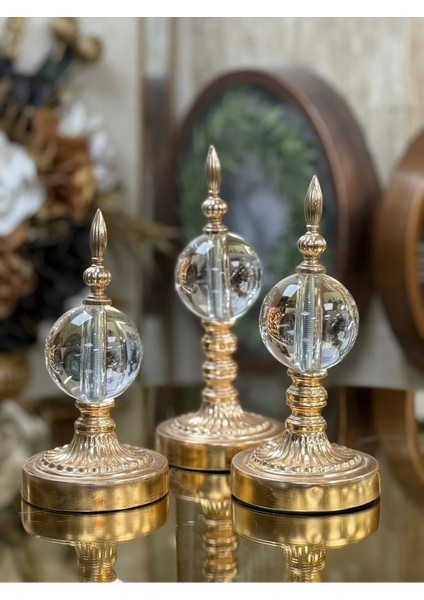 3'lü Dekoratif Küre 28-25-22 cm