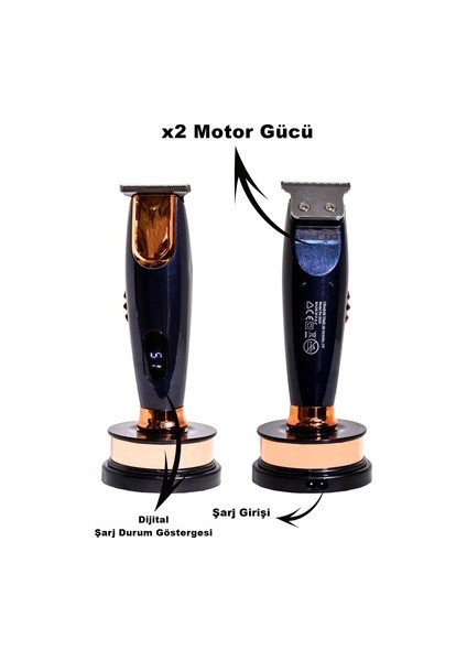 Dijital Göstergeli Profesyonel Tıraş Makinesi (4940) modelleri