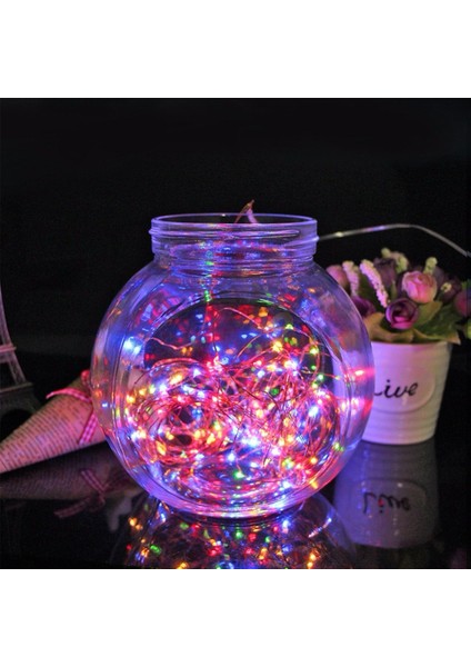 Pilli Renkli Peri LED Işık Dekoratif Aydınlatma 5 Metre Rgb LED (4940) fırsatları