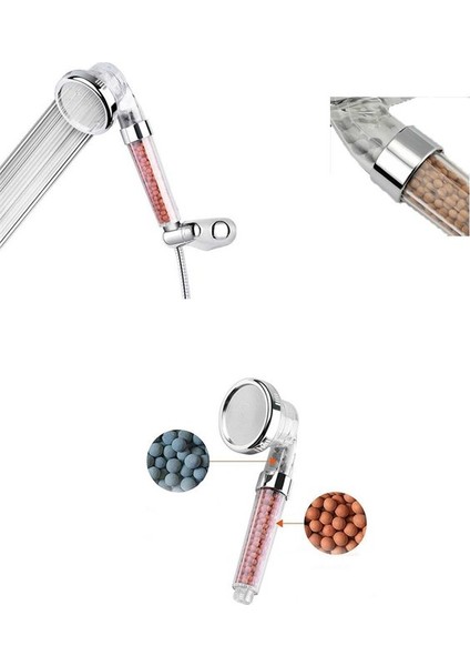 LED Işıklı Su Tasarruflu Banyo Duş Başlığı (4940) fırsatları