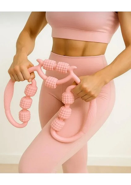 9 Tekerlekli Boyun Bacak Ayak Bel Masaj Aleti Çok Fonksiyonlu Manuel (4887)