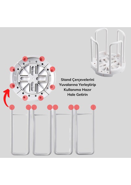 Tabak Bardak Kase Standı Bulaşık Kurutma Tutucu Mutfak Düzenleyici Organizatör (4887) fırsatları