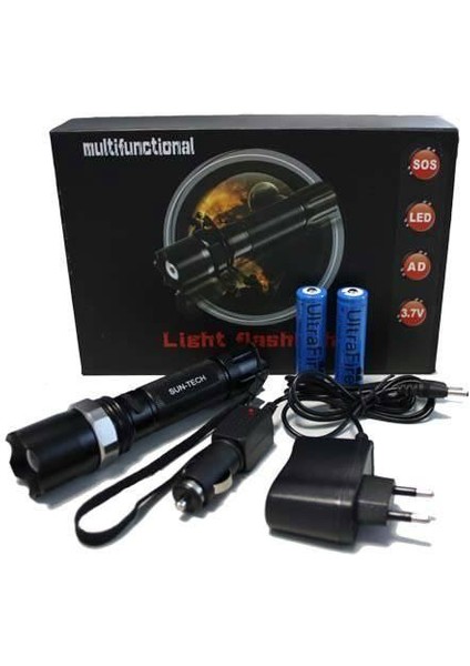 Polis El Feneri Zoomlu Selektörlü El Feneri 500 Metre (4887) modelleri