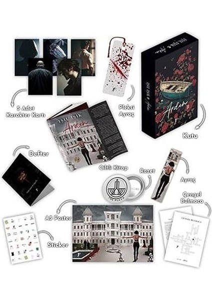 Sevgili Peygamberim Günlüğümde + Alfa Ayının Kabileleri + Arden 2 (Ciltli - Kutulu Set) modelleri