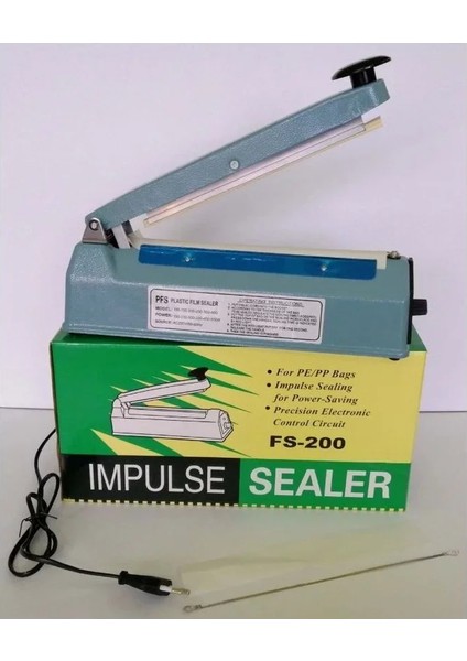 20CM Metal Gövde Poşet Ağzı Yapıştırma Kapatma Makinası FS-200 (4887) modelleri