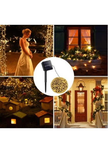 11M 100 LED Solar Gün Işığı