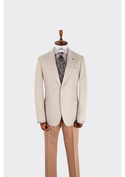 Kırlangıç Yaka Kruvaze Erkek CEKET-KAX5951W