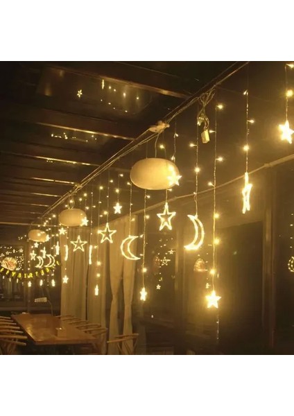 Ay Yıldız Perde LED Gün Işığı