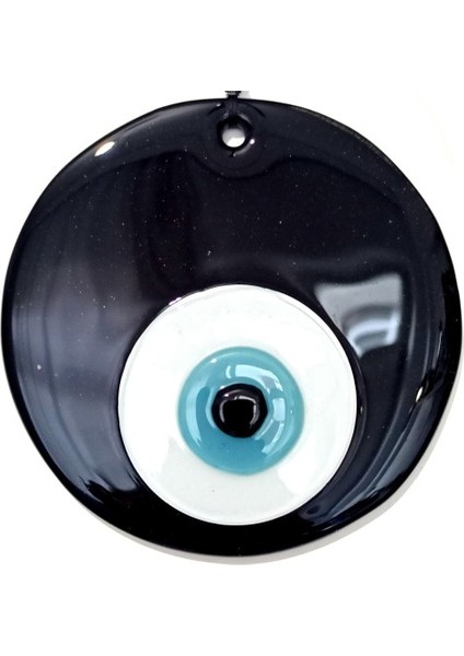 Nazar Boncuklu Siyah Cam El Yapımı Duvar Süsü fiyatları