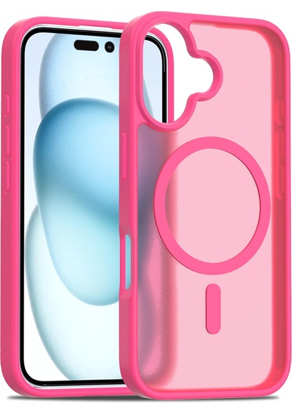 iPhone 16 Plus Jota Magsafe Uyumlu Kapak - Rose indirimleri