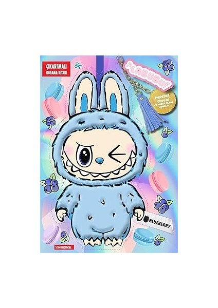 Labubu Blueberry Çılgın Koleksiyon - Çıkartmalı Boyama Kitabı + Arden 2