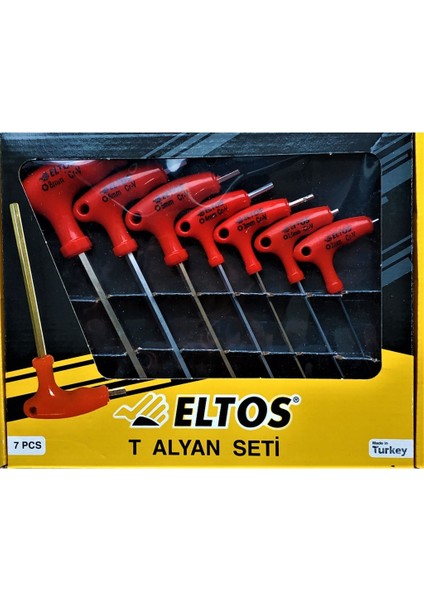 Alyan Takımı 7 Parça T Tipi Allen - Eltos (4940) fiyatları