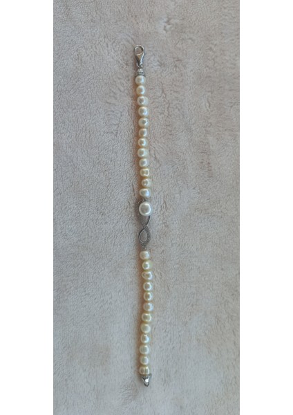 Gerçek Inci Bileklik 925 Ayar Gümüş