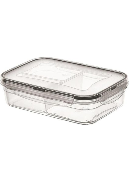 3 Bölmeli Kilitli Kapaklı 1 Litre Erzak Saklama Kabı LC-510 (4887) indirimleri
