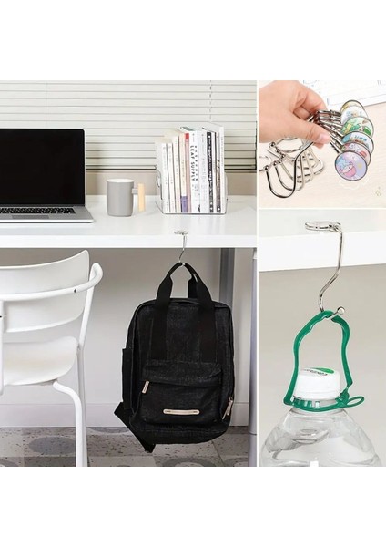 Masaya Takılabilen Çanta Askısı Çanta Tipi Pratik Metal Çanta Kanca (4940) modelleri