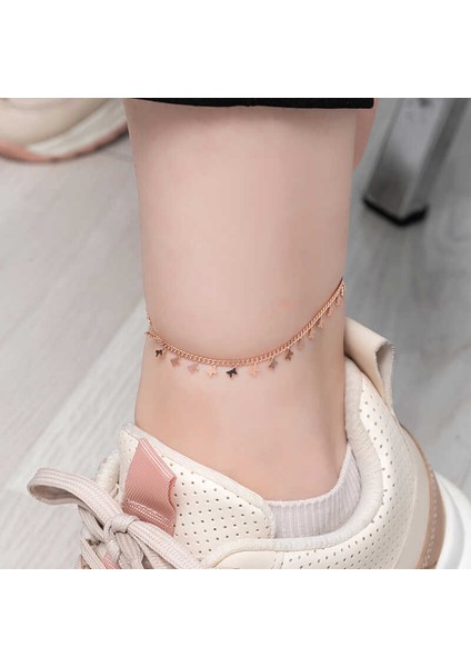 925 Ayar Gümüş Rose Kelebek Halhal T8099 (944944) fiyatları