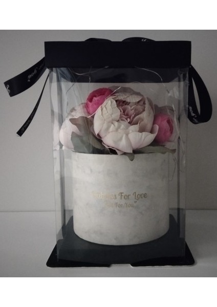 LED Işıklı Pembe Sevgililer Günü Hediyesi