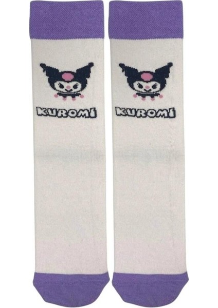 Kuromi Beyaz Soket Çorap