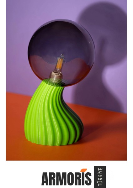 Yeni Handmade Dekoratif Şık Biyobozunur Plastik 10CM Dimmer Kablolu Hayalet Spooky Masa Gece Lambası fiyatları