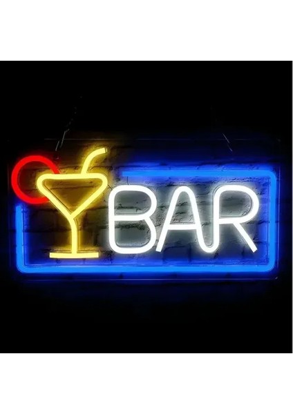 Bar Yazılı Neon LED Işık