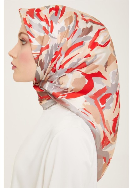 Çiçek Desenli Sura Ipek Eşarp 24YA9140 51 05 fiyatları