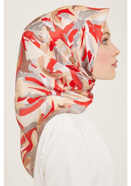 Çiçek Desenli Sura Ipek Eşarp 24YA9140 51 05 modelleri