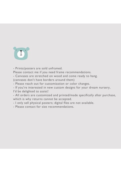 Orman Fidanlığı Baskıları: Bebek Hayvanlar, Yıldızlar ve Ay Duvar Sanatı fiyatları