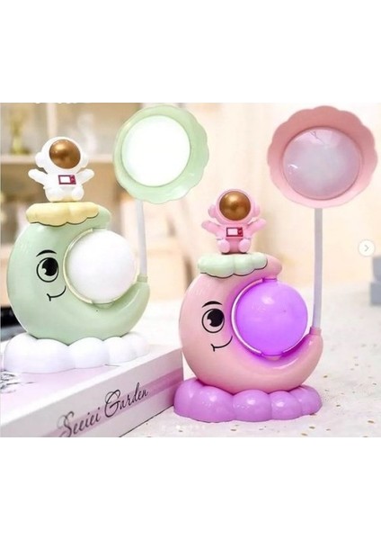 Çocuk Odası Ay ve Astronot Desenli Gece Lambası fırsatları