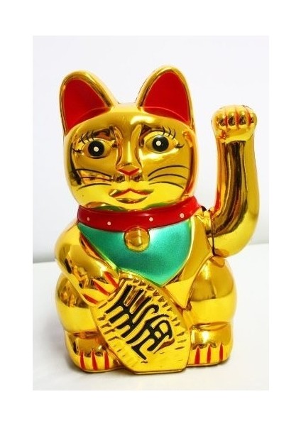 Altın Rengi Şanslı Kedi