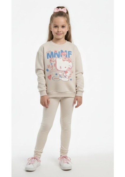 Kız Çocuk Baskılı Sweatshirt – Yumuşak Dokulu, Rahat Kesim
