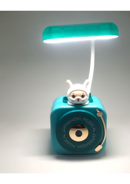 Renkli Işıklı Şarjlı Kalemtraş ve Kalemlikli Masa Lambası fırsatları