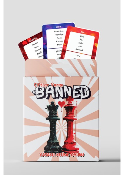 Banned Yasaklı Kelime Oyunu Çiftler Yarışı 45 Kart - 180 Kelime