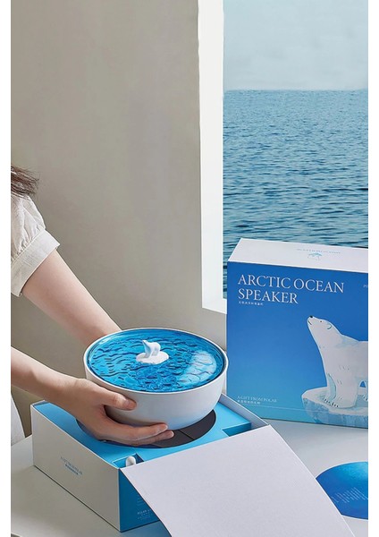 Flm Z5 Arktik Okyanus Temalı Bt Kablosuz Hoparlör - Mavi fiyatları