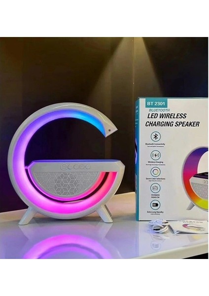 Akıllı Masa Lambası Hoparlör LED Işık & Kablosuz Şarj ALK2289 fiyatları