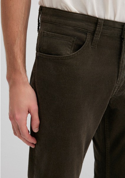 Marcus Koyu Yeşil Kadife Pantolon 0035191109